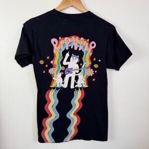 rip n dip tee shirt Large Black hippie Woodstock Lord Nermal